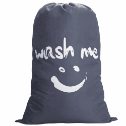 IHOMAGIC Wäschesack Reise Schmutzwäsche Wäschesammler Wäschetasche Wäschebeutel Groß Faltbarer Wäschekorb Aufbewahrungstasche Wäschebehälter Für die Reise, Wäscheraum Stoff 120L 66x92 cm, Grau Angebot bei HelloDeals