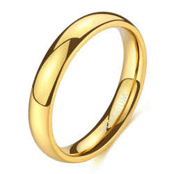 Zakk Ring Damen Herren 2mm 4mm 6mm Titan Poliert Schmal Ringe Verlobungsringe Ehering Hochzeitsringe Gold-4mm 62 (19.7) Angebot bei HelloDeals