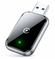 AIZEO Wireless CarPlay Adapter, Superschnelle Upgrade von Wired auf Wireless, Plug und Play, Mini & Stabiler, kompatibel mit iPhone iOS 10+ & Autos mit Wired CarPlay, Black Angebot bei HelloDeals
