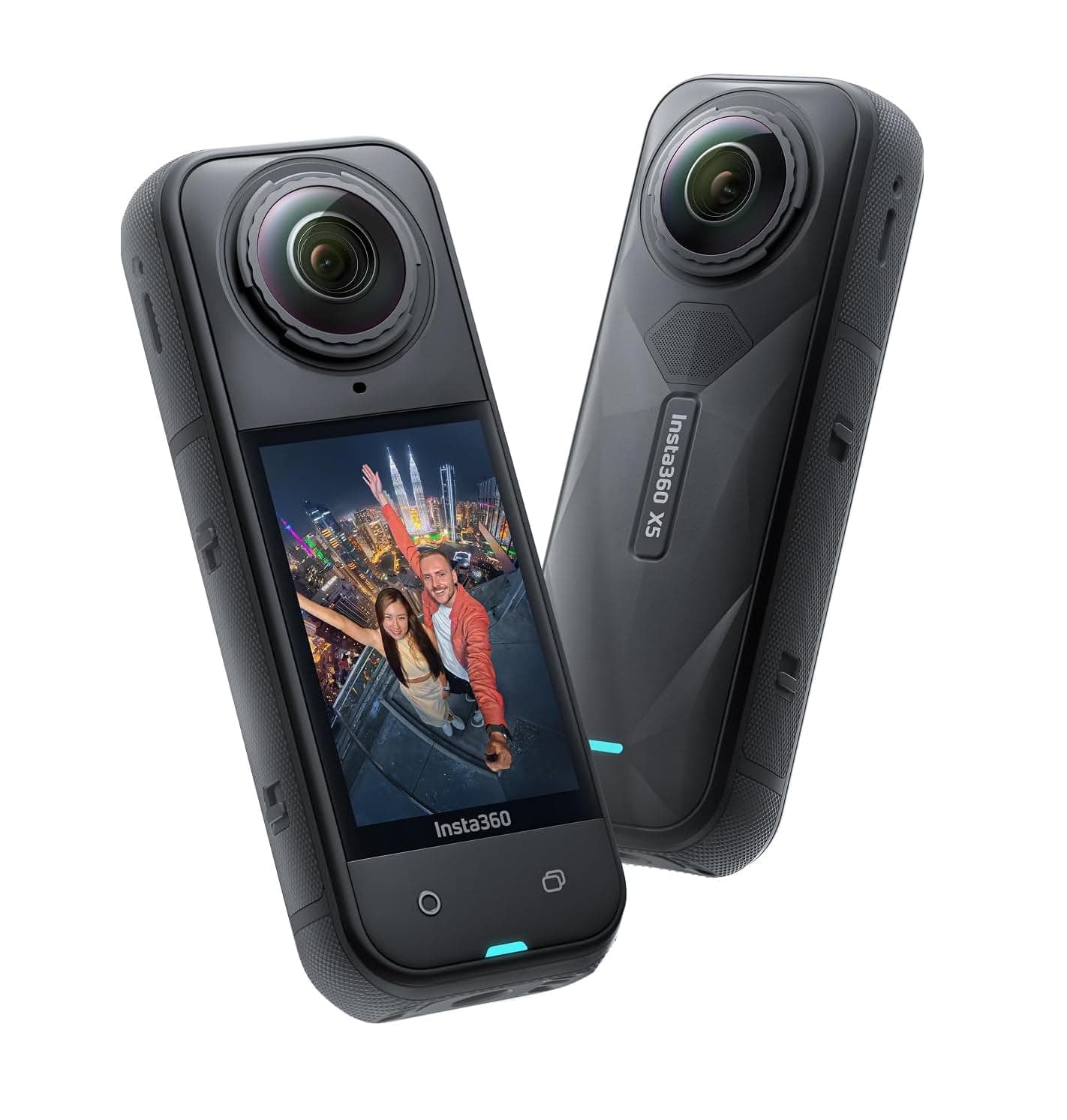 Insta360 X5 - wasserdichte 8K 360° Action-Kamera, führend bei schwachem Licht, unsichtbarer Selfie-Stick-Effekt, Robustes und austauschbares Objektiv, 3-Stunden-Akku, integrierter Windschutz Angebot bei HelloDeals