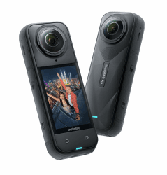 Insta360 X5 - wasserdichte 8K 360° Action-Kamera, führend bei schwachem Licht, unsichtbarer Selfie-Stick-Effekt, Robustes und austauschbares Objektiv, 3-Stunden-Akku, integrierter Windschutz Angebot bei HelloDeals