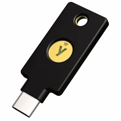 Yubico - YubiKey 5C NFC - Sicherheitsschlüssel für Multi-Faktor-Authentifizierung (MFA) und Passkey, Anschluss über USB-C und NFC - FIDO-Zertifiziert Angebot bei HelloDeals