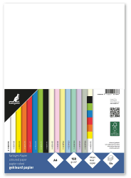 Kangaro - Tonpapier Weiß DIN A4-160g/m² FSC mix – 50 pack - Briefpapier Bastelpapier DIY Weiß 160g/m² Angebot bei HelloDeals