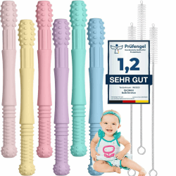 OKONKN Silikon Sinnes Spielzeug Weiches Greifspielzeug in Morandi Farben Sensorisches Lernspielzeug zur Förderung von Motorik und Farbwahrnehmung Angebot bei HelloDeals