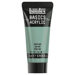 Liquitex 8870509 Basics Acrylfarbe - Grüngrau - 22 ml Tube, lichtecht, mittlere Viskosität, seidenglänzend, monopigmentiert, Archivqualität Grüngrau Acrylfarbe Angebot bei HelloDeals
