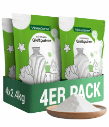 Venusarm Gießpulver Weiß 9,6kg, Gießpulver wie Neuschnee, Gießmasse wie Spiegel Glatter, Beruhigende Härte Gips zum Gießen für Detailgetreue Reliefs Kunsthandwerk Ornamente Gipsformen DIY 9.6KG Angebot bei HelloDeals