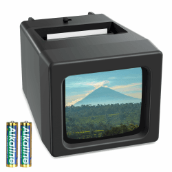 DigitPro 35mm Diabetrachter für alte Dias, Dia-Betrachter 2X Vergrößerung LED beleuchteter Diaprojektor für 35mm Dias, AA Batterie betrieben (2 AA Batterien enthalten) Angebot bei HelloDeals