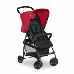 hauck Buggy Sport, Red - Federleichter Reisebuggy 5,9 kg - mit Liegefunktion für Kinder ab Geburt bis 15 kg - Klein Zusammenklappbar, Großer Einkaufskorb bis 3 kg Angebot bei HelloDeals