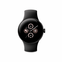 Google Pixel Watch 2 – Herzfrequenzmessung, Stressmanagement, Sicherheitsfunktionen – Android – Aluminiumgehäuse in Matte Black – Sportarmband in Obsidian – WLAN (Generalüberholt) Angebot bei HelloDeals