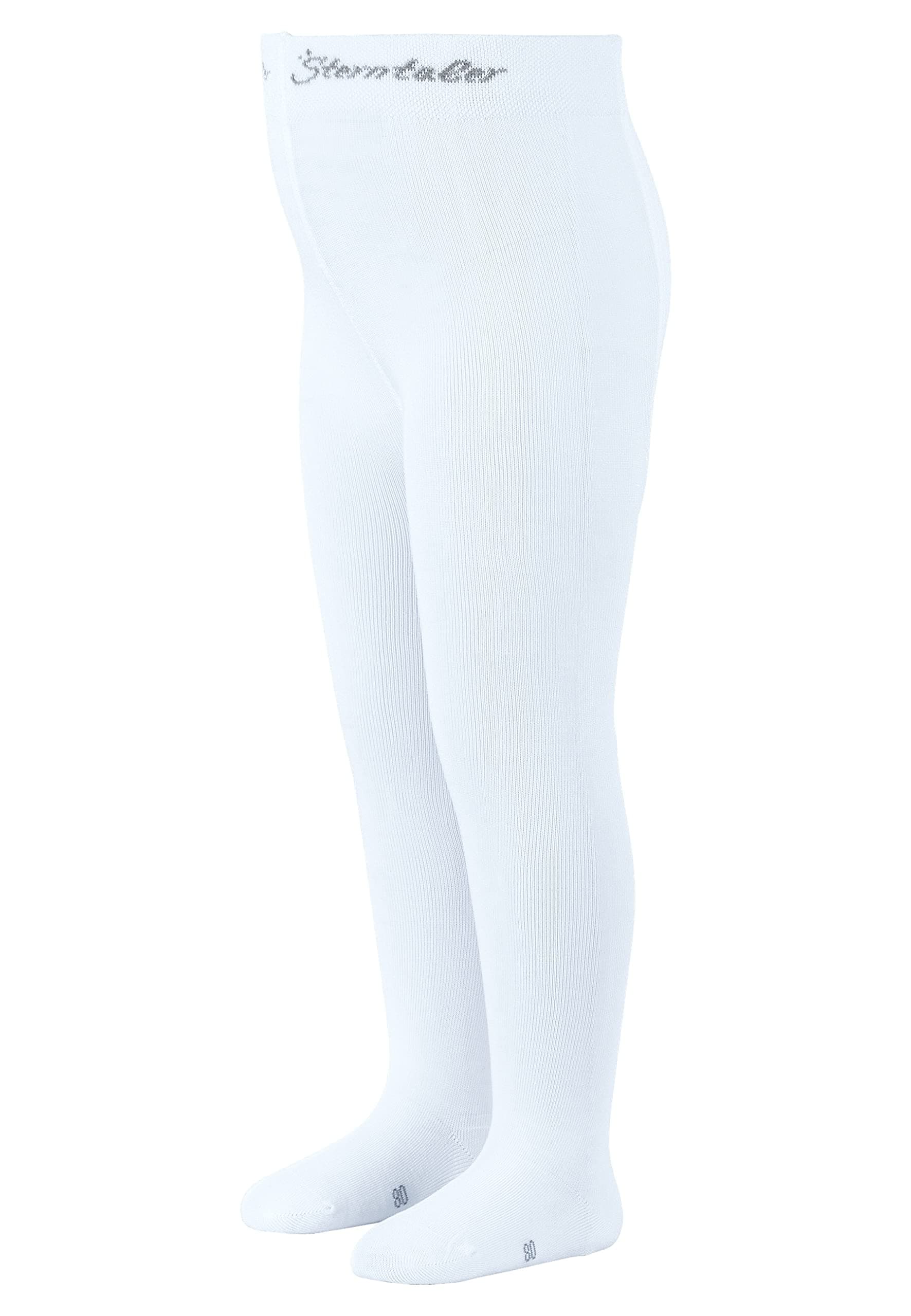 Strumpfhose, Kinderstrumpfhose unifarben 122-128 Weiß Angebot bei HelloDeals