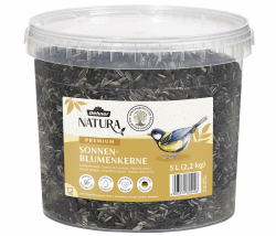 Dehner Natura Premium Wildvogelfutter, Sonnenblumenkerne, Ganzjahresfutter proteinreich / energiereich, hochwertiges Vogelfutter für Wildvögel, 2.2 kg Sonnenblumenkerne 2.2 kg (1er Pack) Angebot bei HelloDeals