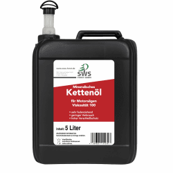 SWS Forst GmbH SUPER-OIL Kettensägenöl 5 L – Hochwertiges Kettenöl für Motorsäge – Sägekettenöl mit Haftzusatz – Für Kettensäge & Führungsschiene 5 Liter Angebot bei HelloDeals