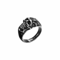 Diesel Herren Edelstahl Nugget-Ringe Angebot bei HelloDeals