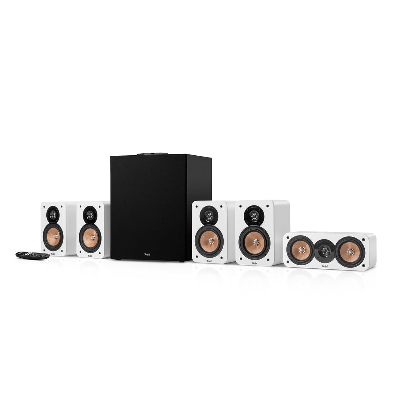 Teufel Ultima 20 Concept Power Edition - 5.1 Surround Soundsystem, Komplettsystem Heimkino mit integriertem AV-Receiver, Bluetooth, Dolby Audio, USB-C-Soundkartenfunktion, HDMI ARC CEC (Weiß) Angebot bei HelloDeals