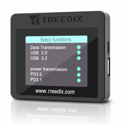 USB-Kabeltester, 2,4-Zoll-Farbdisplay USB-C-Kabeltester,USB-Tester unterstützt Kabeltests, Widerstandstests, Type-C eMarker für Lightning, Micro-B 2.0, Micro-B 3.0, Type-C, Mini-B Angebot bei HelloDeals