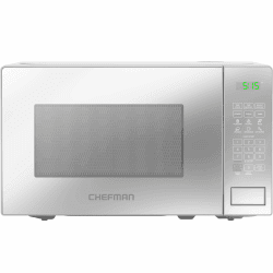 Chefman Mikrowelle 20 L, 800 W, 6 Voreinstellungen, 10 Leistungsstufen, digitales Display, Eco-Modus, Memory-Funktion, Silent-Modus, Kindersicherung Spiegelglanz Angebot bei HelloDeals