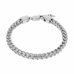 Tom Tailor Armband für Herren, Edelstahl, 20+2 cm, silber, Geschenkidee, Armschmuck, Herrenschmuck, 2100688 Angebot bei HelloDeals