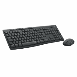 Logitech MK295 kabelloses Tastatur-Maus-Set mit SilentTouch-Technologie, Shortcut-Tasten, optischer Spurführung, Nano USB-Empfänger, verzögerungsfreier Drahtlosverbindung, QWERTZ layout - Schwarz Einzeln Angebot bei HelloDeals