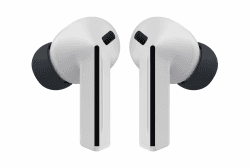 Samsung Galaxy Buds3 FE (2025, CAD-Version und Garantie) – Grau, Bluetooth-Ohrhörer mit KI-Echtzeit-Live-Übersetzung, automatisches Pairing und Umschalten, Schweiß- und Wasserbeständigkeit, Find My Nur Knospen Buds3 FE Graphit Angebot bei HelloDeals