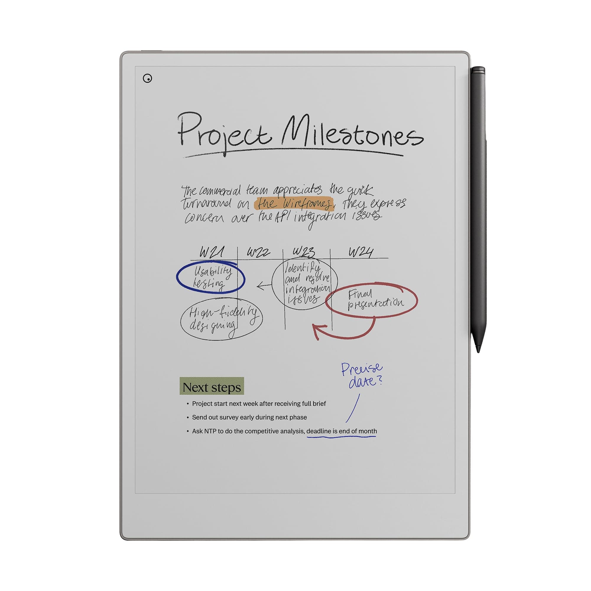 reMarkable Paper Pro | Das ultimative Papier-Tablet mit 11,8-Zoll-Farbdisplay und Leselicht, einschließlich Marker Plus Pen reMarkable Papier Pro Bundle Angebot bei HelloDeals