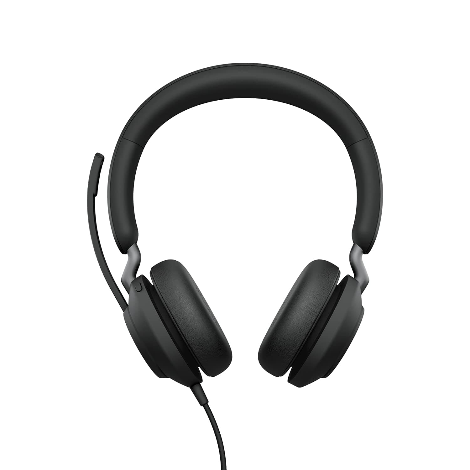 Jabra Evolve2 40 PC Headset - Noise Cancelling Microsoft Teams Zertifizierte Stereo Kopfhörer mit 3-Mikrofon Anruftechnologie - USB-A Kabel - Schwarz (Renewed) Stereo First Edition Stereo Optimiert für Microsoft-Teams Angebot bei HelloDeals