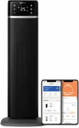 Philips 5000 Turmheizlüfter, 2000W, App-gesteuert, bis zu 50% Energieersparnis, Temp-Anzeige, 5 Sicherheitsfunktionen, 4 Modi, 60° Oszillation, leise, schwarz/grau (CX5120/11) Grau Turmheizlüfter, 2000 W Angebot bei HelloDeals