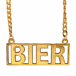 W WIDMANN MILANO Party Fashion - Halskette mit verschiedenen Anhängern, Schmuck, Accessoire für Faschingskostüme Gold Angebot bei HelloDeals