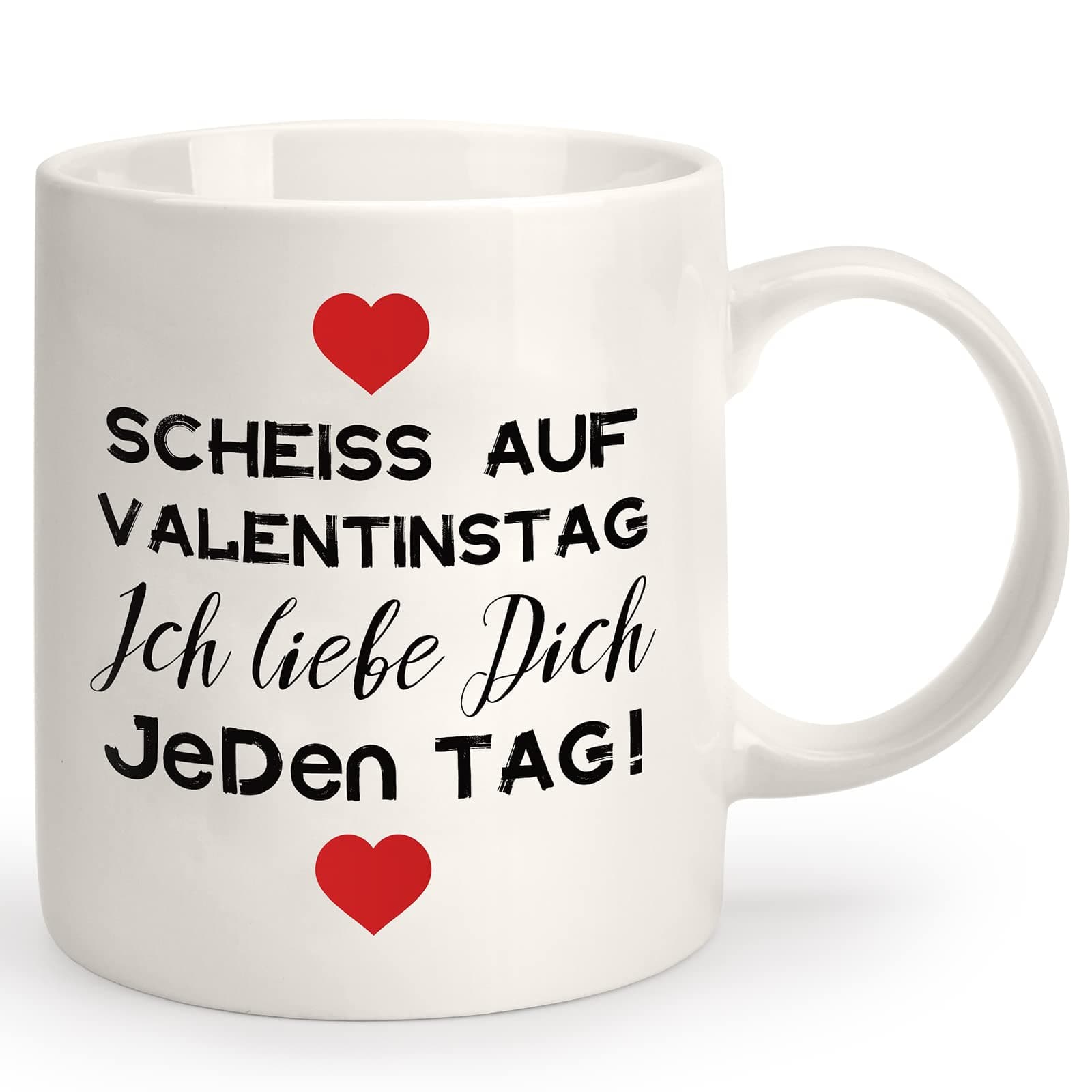 Valentinstag Tasse Geschenk für sie,Valentinstag Tasse Geschenk Ihn,11OZ lustige Kaffeebecher Geschenkidee zum Valentinstag,Perfekte Valentinstagsgeschenk für Männer Freund Freundin Angebot bei HelloDeals