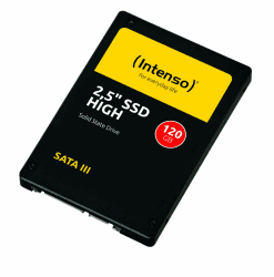 Intenso Interne 2,5" SSD SATA III High, 120 GB, 520 MB/Sekunden, Schwarz 120GB Sata 2,5" High Angebot bei HelloDeals