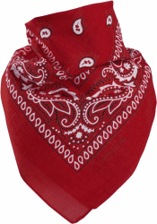 Harrys-Collection Unisex Bandana Bindetuch 100% Baumwolle (1 er 6 er oder 12 er Pack) Einheitsgröße Rot Angebot bei HelloDeals