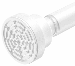 AIZESI Klemmstange Vorhangstange ohne Bohren 80-195CM,Teleskopstange Duschstange ohne Bohren Geeignet für Badezimmer, Fenster, Kleiderschrank,1 Stück Weiß (Durchmesser 22mm) Shower Rod Weiß 80-195CM Angebot bei HelloDeals