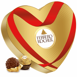 Ferrero Rocher Herz – Valentinstag-Geschenk für Ihn & Sie – Knusprig-cremige Nuss-Pralinen-Spezialität – Geschenkbox in Herzform zum Valentinstag, Muttertag & Ostern – 1 Packung à 125 g Angebot bei HelloDeals