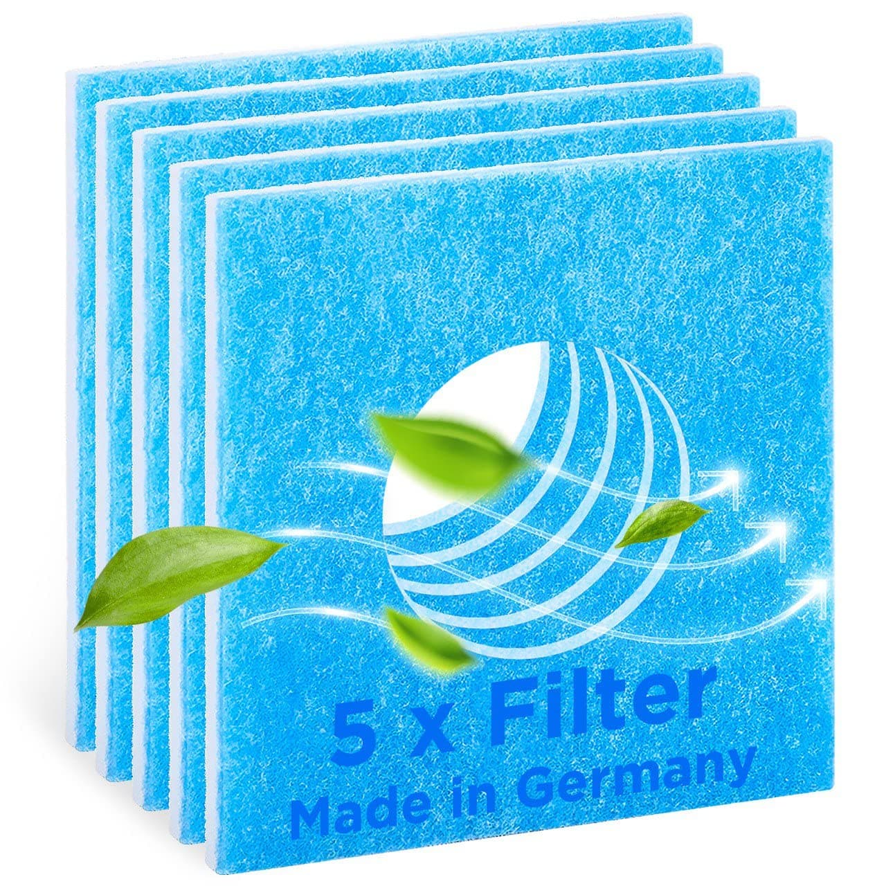 5x Filter geeignet für LIMODOR Lüfter Limot Lüftungsgeräte LF/ELF und F/C, F-LF/5 00010 LIG Ersatzfilter Staubfilter Luftfilter Limodor-Filter 5 X Filter Blau/Weiß Angebot bei HelloDeals