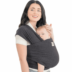 KeaBabies Babytrage Ab Geburt - Atmungsaktive Babytragetücher, Babytrage Neugeborene Ab Geburt, Babytuch Tragetuch Baby Neugeborene, Kleinkind Handfreie Baby Carrier (Mystic Gray) Einheitsgröße (1er Pack) Mystic Gray Angebot bei HelloDeals