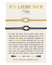 CheersLife Partner Geschenke für Beide,Valentinstagsgeschenk für Meine Frau Freundin,Jahrestag Geschenk für Ihn,Pärchen Geschenk für Mann Freund Weihnachten Geburtstag Jahrestag EA:Schwarz/Gold Angebot bei HelloDeals