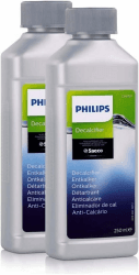 Philips Universal FlŸssigentkalker fŸr Kaffeevollautomaten Ð 0,5?l Flasche, 2 Anwendungen, Entfernt Kalk, Verbessert Kaffeegeschmack, VerlŠngert GerŠtelebensdauer (CA6700/22) Angebot bei HelloDeals
