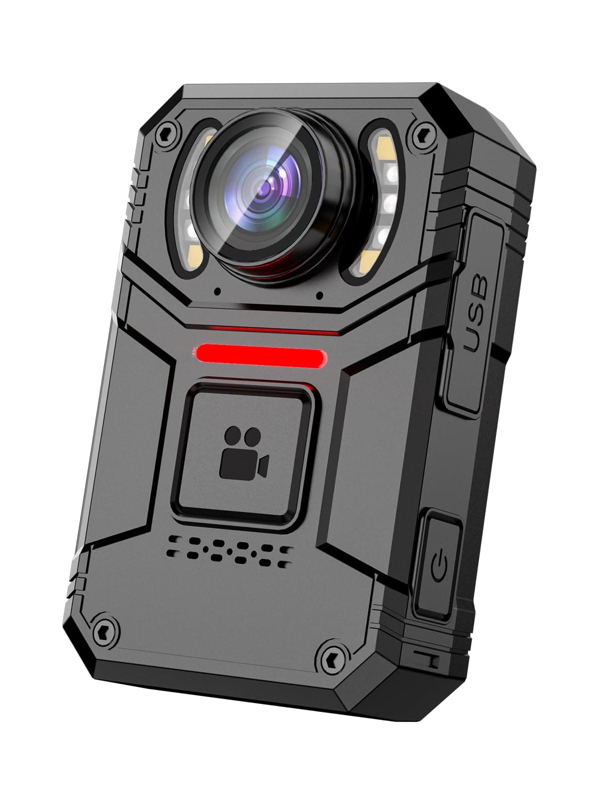 SPIKECAM Echte Body Cam 4K, Bodycam Körperkamera Mini 4K mit OTG, SOS-Alarm, Taschenlampe, Audio- und Videoaufnahme, Handy Body Camera für Polizei- und Sicherheitsdienste, 64GB Angebot bei HelloDeals