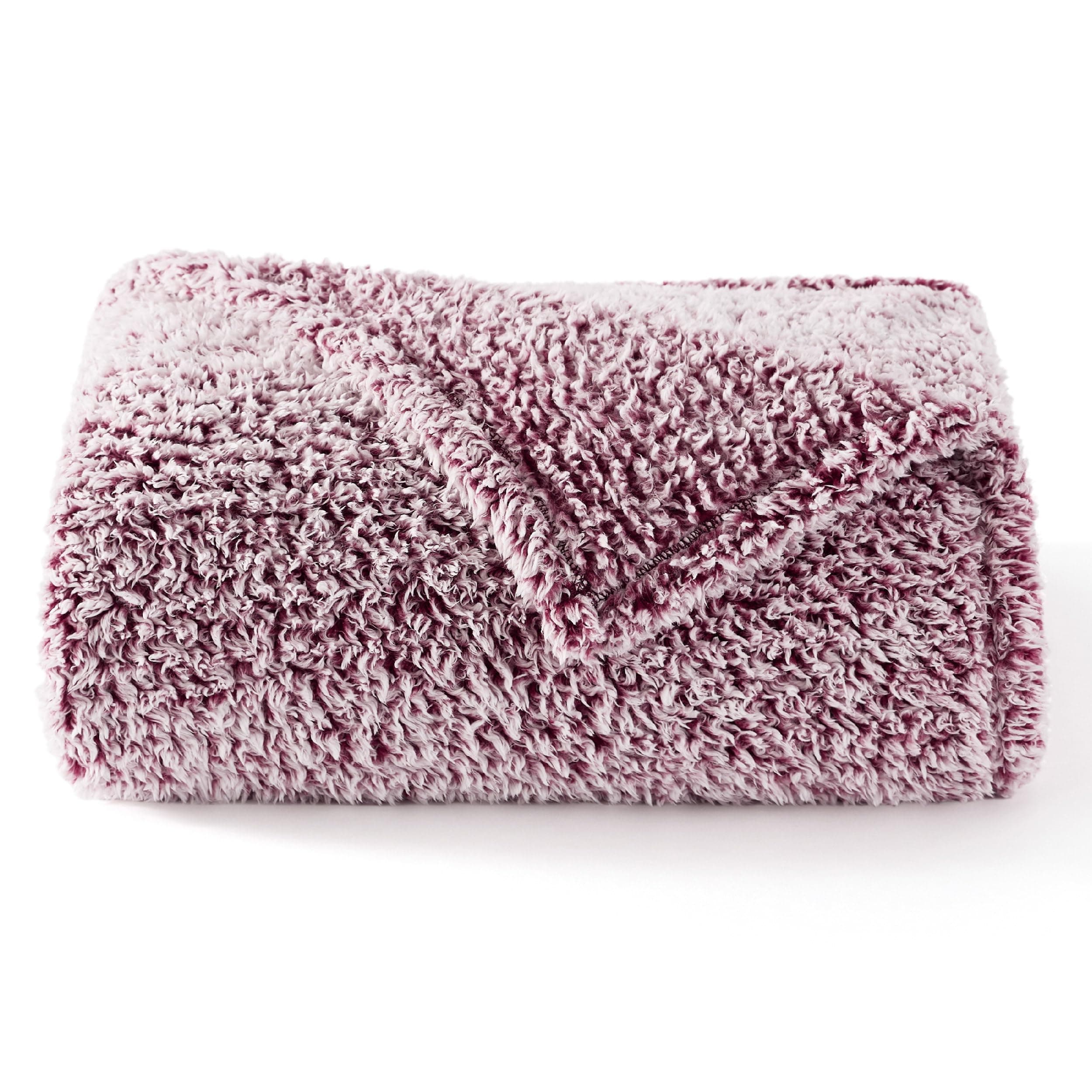 BEDSURE Decke Sofa Kuscheldecke Flauschig Rot - Warm Sherpa Sofaüberwurf Winter Decke, Dicke Couchdecke, 150x200 cm XL Flauschige Wohndecke für Couch Rot 150 x 200 cm Angebot bei HelloDeals