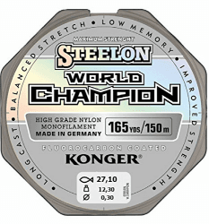Konger Angelschnur World Champion Fluorocarbon Coated 0,10-0,30mm/150m Monofile Schnur super stark ! 0.30 mm / 150 m Angebot bei HelloDeals