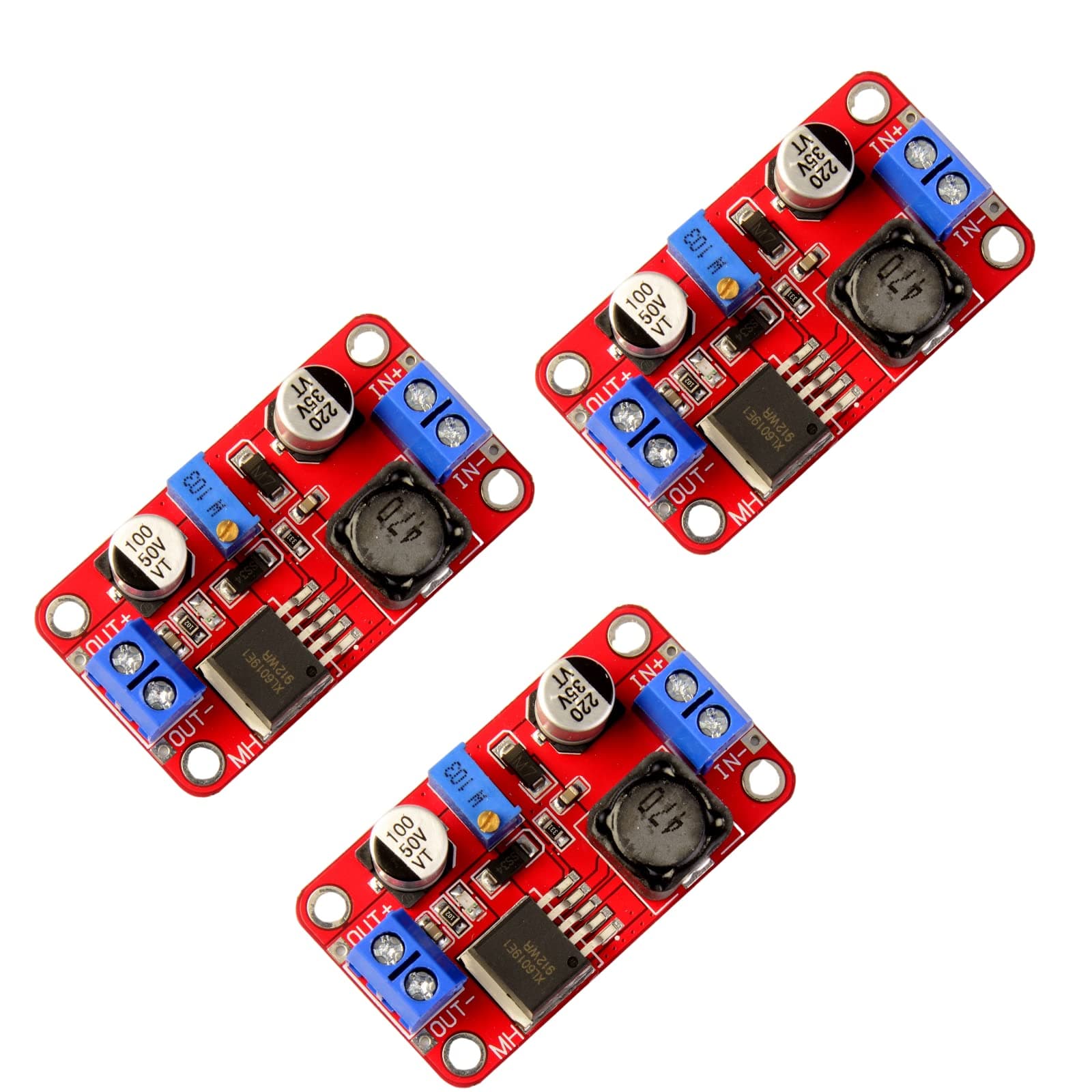 DC-DC Step Up Converter 3V-35V auf 5V-40V Einstellbare Ausgangsspannung Boost Converter Netzteiladapter Power Adapter Module(3Pack) Angebot bei HelloDeals