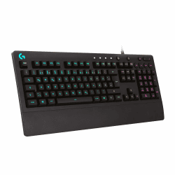 Logitech G213 Prodigy Gaming-Tastatur, RGB-Beleuchtung, Programmierbare G-Tasten, Multi-Media Bedienelemente, Integrierte Handballenauflage, Spritzwassergeschützt, Deutsches QWERTZ-Layout - Schwarz QWERTZ, deutsche Ausführung Angebot bei HelloDeals