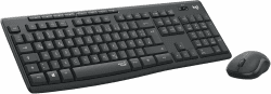 Logitech MK270 Wireless Keyboard and Mouse Set, 2.4 GHz Wireless Connection via Nano USB Receiver, Long Battery Life, for Windows and ChromeOS PCs/laptops, German QWERTZ Layout - blac Combo Angebot bei HelloDeals