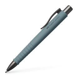 Faber-Castell 241188 - Kugelschreiber Poly Ball, urban stone grey, 1 Stück, mit auswechselbarer Mine, dokumentenecht 1 stück (1er Pack) grau urban Angebot bei HelloDeals