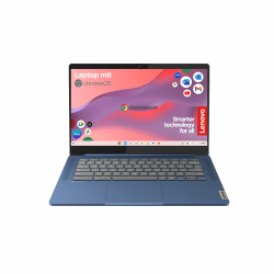 Lenovo Chromebook IdeaPad Slim 3 | 14" Full HD Display | Mediatek MT8186 | 4GB RAM | 64GB SSD | ARM Mali-G52 Grafik | Chrome OS | QWERTZ | blau Angebot bei HelloDeals