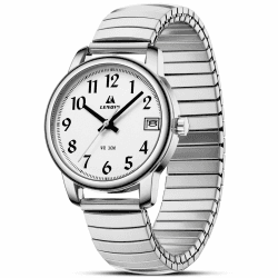 LN LENQIN Damen Uhren Damen Uhr Edelstahl Wasserdicht Uhren für Frauen Analog Quarz Armbanduhr Expansion Band Silber Silber Weiß Angebot bei HelloDeals