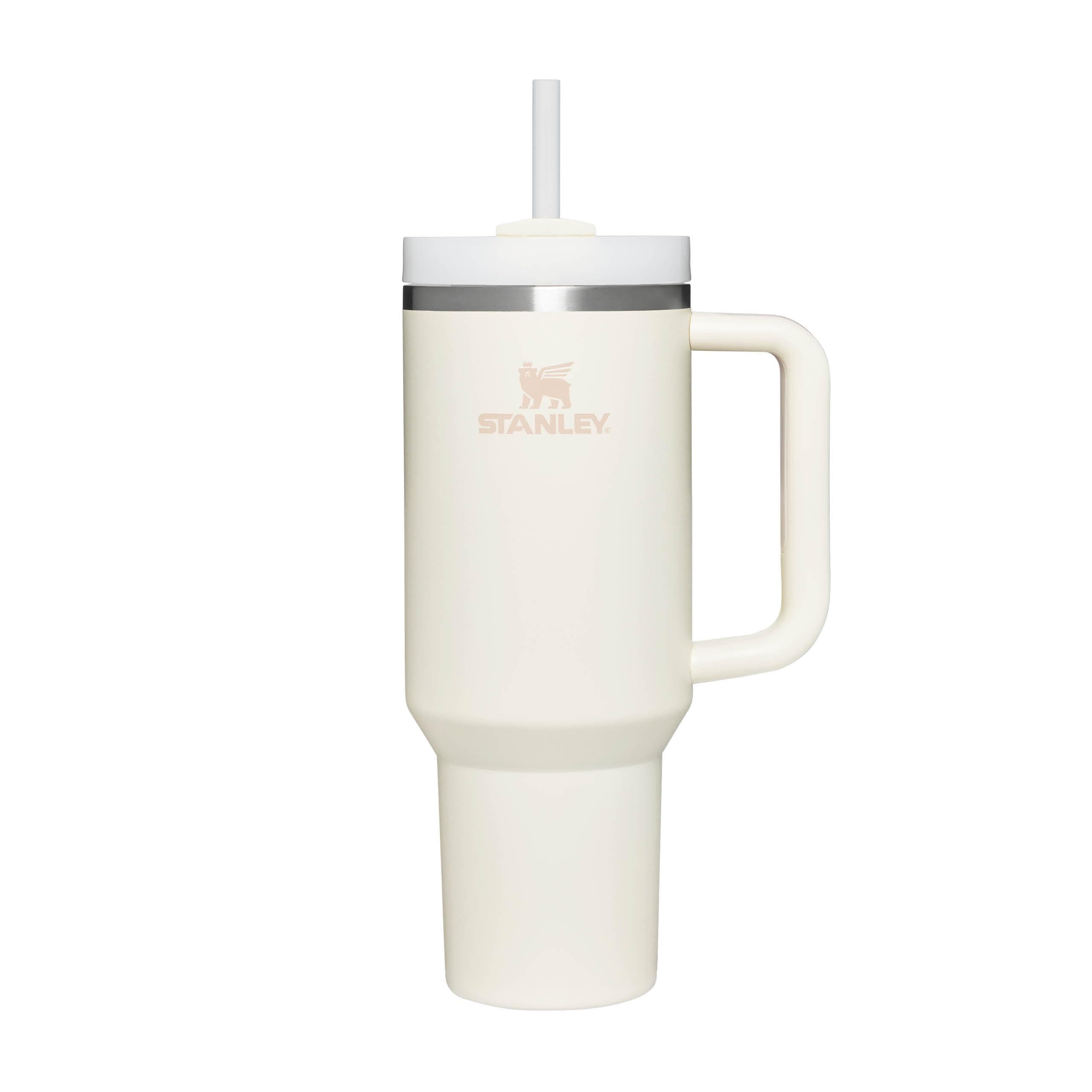 STANLEY Quencher H2.0 Flowstate Trinkflasche Mit Strohhalm 1.2L - Thermobecher Kühlt 11 Stunden - 48 Stunden Eisgekühlt - Spülmaschinenfest - Thermosflasche BPA Frei - Edelstahl Trinkbecher - Cream Core 1.2L Cream Tonal Angebot bei HelloDeals