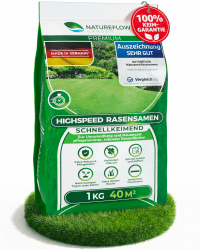 Rasensamen Schnellkeimend Frühjahr – TEST SEHR GUT – Grassamen Schnellkeimend für Rasen & Rasen Nachsaat 1kg 40qm – Rasensaat für Nachsaat Rasen Frühjahr, Saisonstart, kräftiges Wachstum 1kg für 40qm Angebot bei HelloDeals