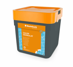 Steinbach Poolpflege Chlorgranulat - 0751205TV00-5 kg - Schnelllöslich - Effektiv - Neutralisierend - auch für Erstdosierung und Schockbehandlung geeignet Chlorgranulat 5 kg Angebot bei HelloDeals
