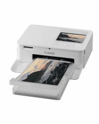 Canon SELPHY CP1500 Mini Fotodrucker mobil tragbar unterwegs (bis Postkartengröße 10x15cm, WLAN, Handy, kabellos, Thermosublimation, App, farbstabil 100 Jahre) weiß [ohne Farbband/Papier, ohne Akku] schwarz, weiß CP1500 Angebot bei HelloDeals