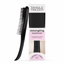 Tangle Teezer Ultimate Detangler Haarbürste – Für Nasses & Trockenes Haar – Entwirrungsbürste für Alle Haartypen – Zweistufige Borsten Reduzieren Haarbruch & Entfernen Knoten – Schwarz Angebot bei HelloDeals
